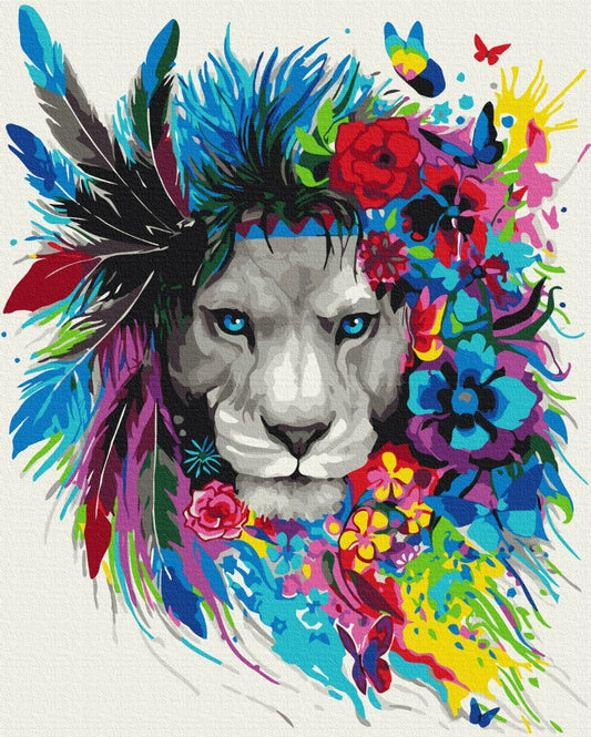 Premium Malen nach Zahlen „Scharfes Auge“