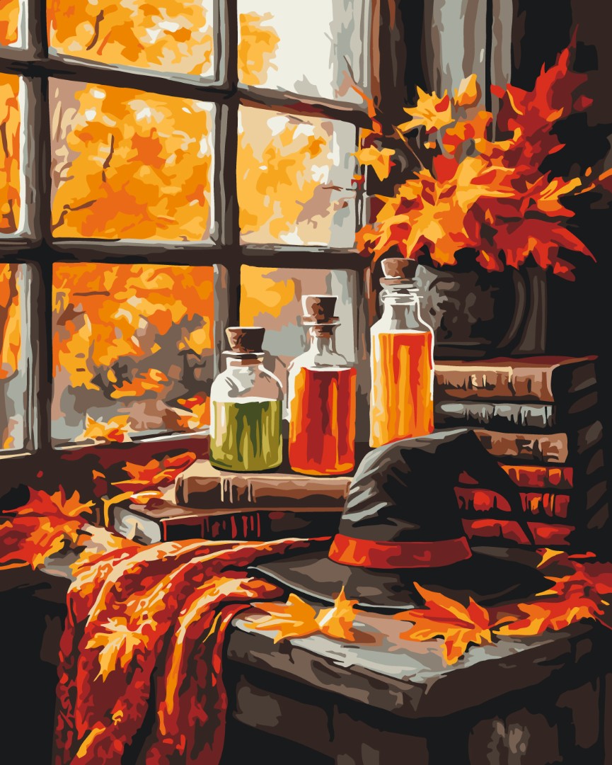 Premium Malen nach Zahlen „Halloween-Stimmung“