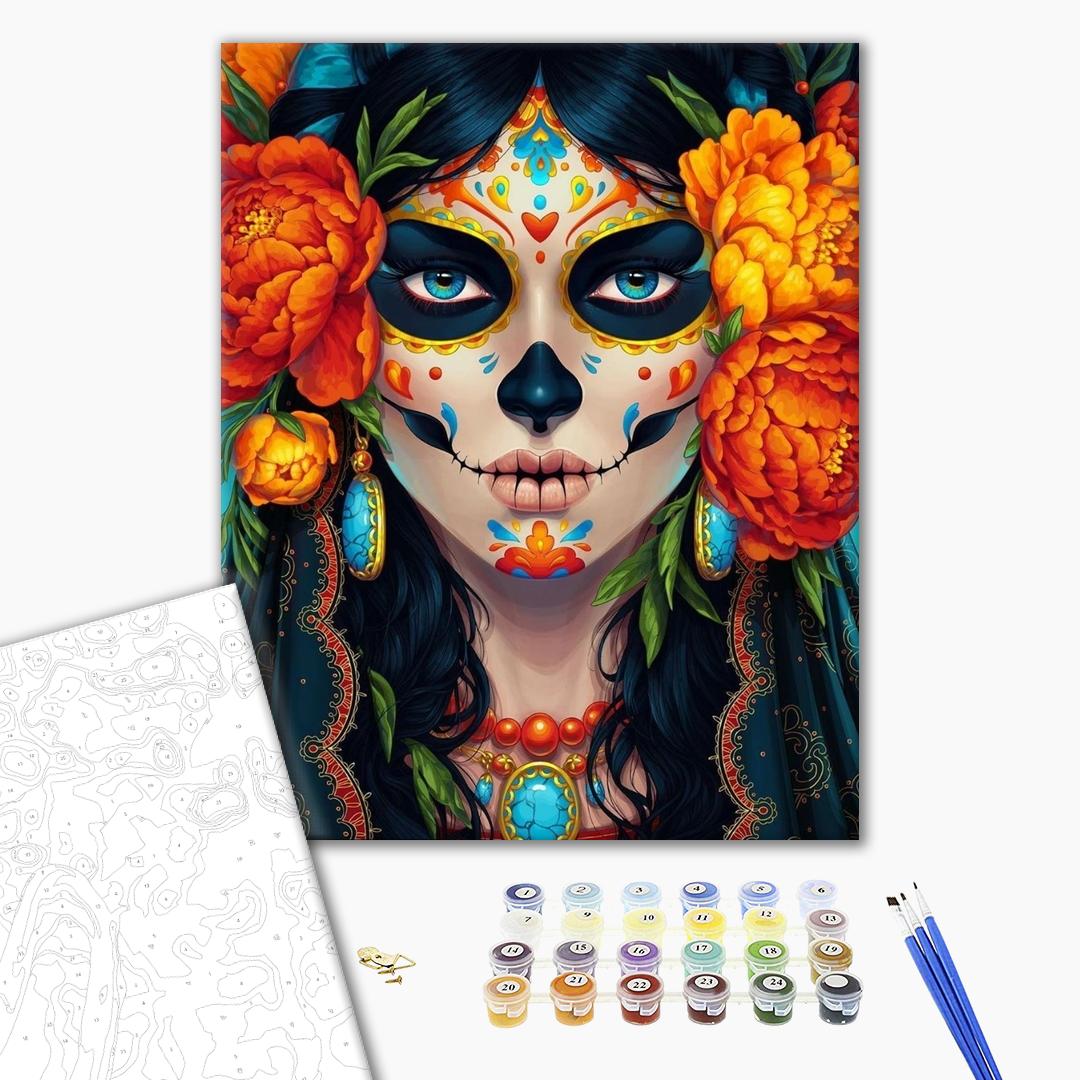 Premium Paint by Numbers “Mexico in her eyes”