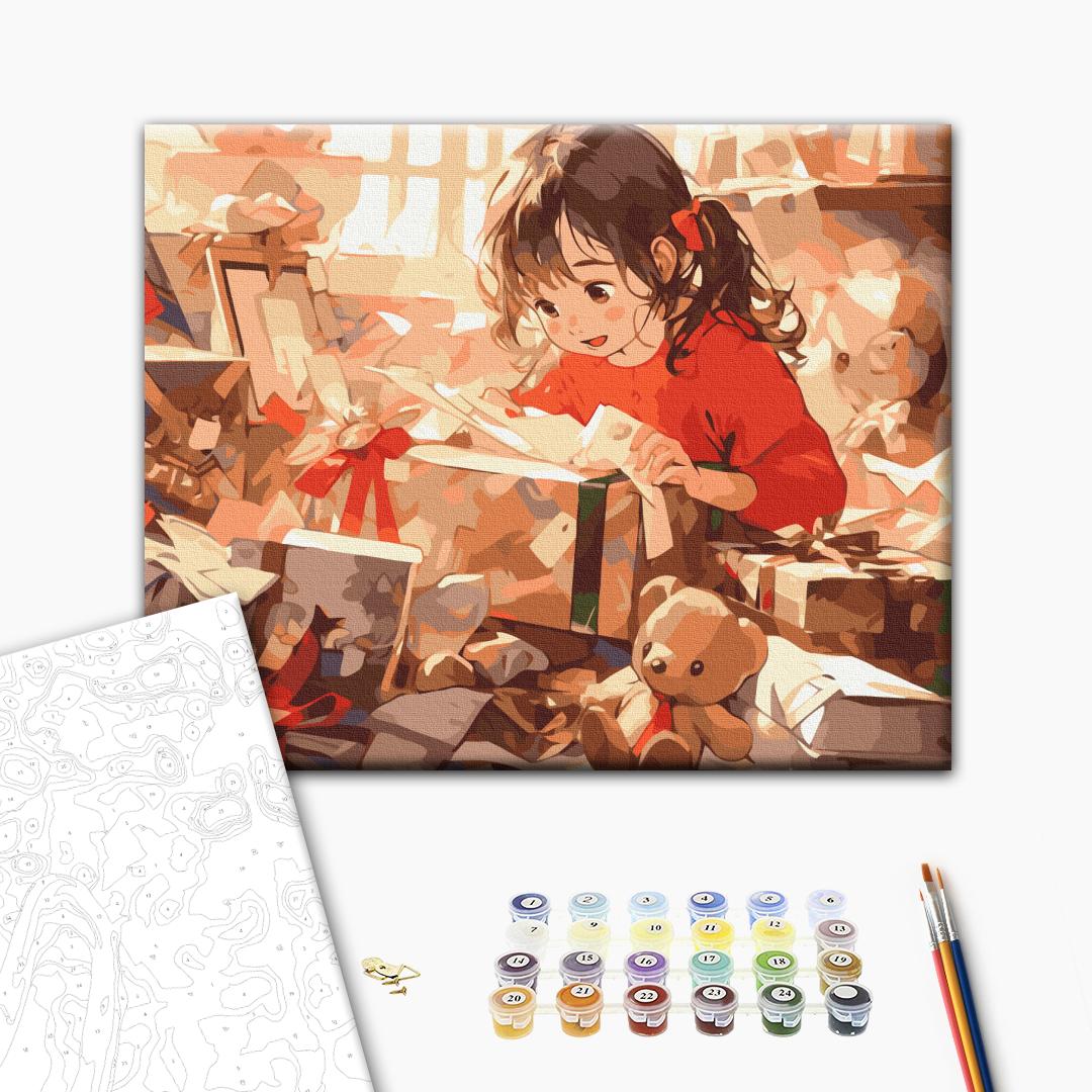 Malen nach Zahlen „Weihnachtsgeschenke“