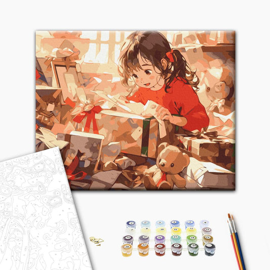 Malen nach Zahlen „Weihnachtsgeschenke“