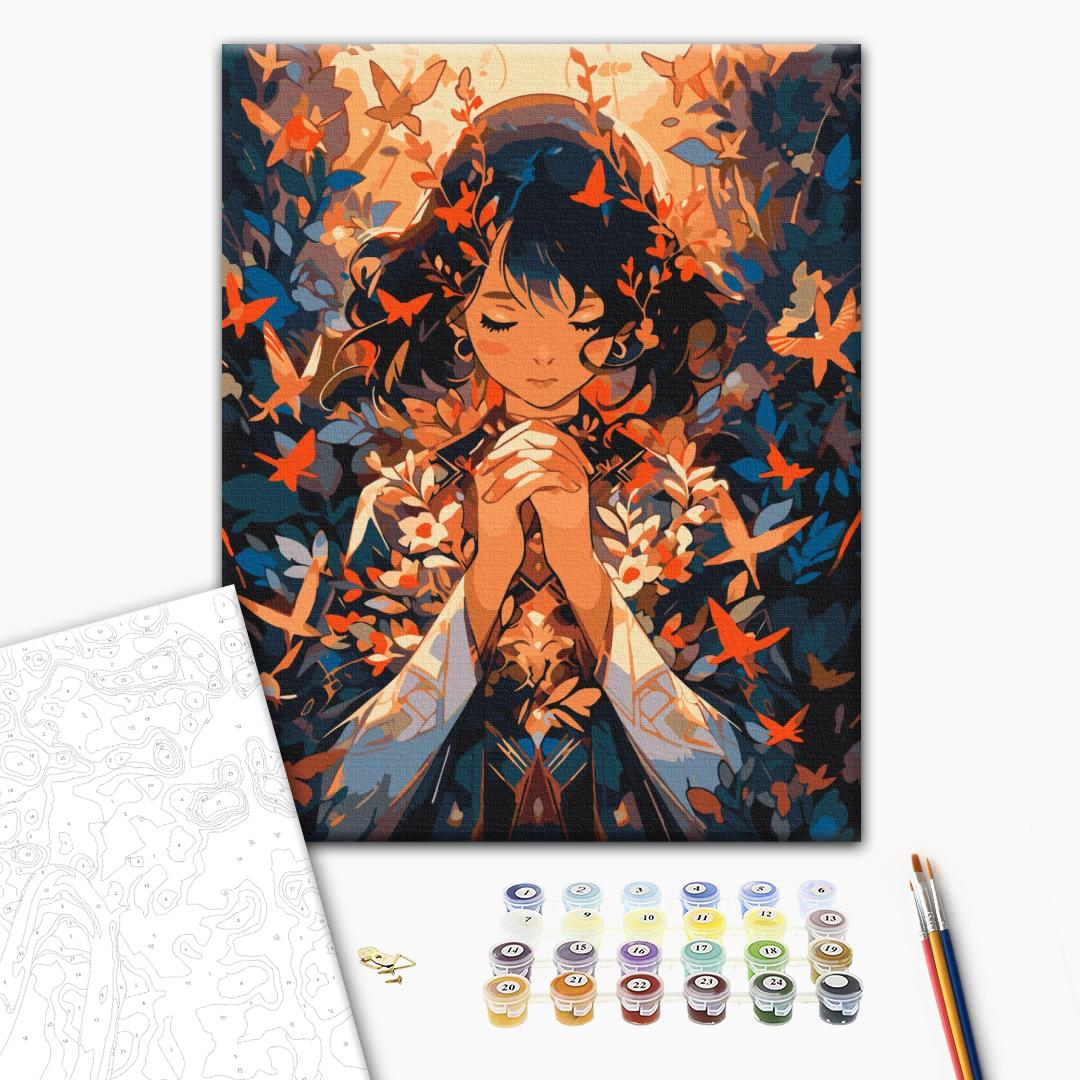 Malen nach Zahlen „Wunsch erfüllt“